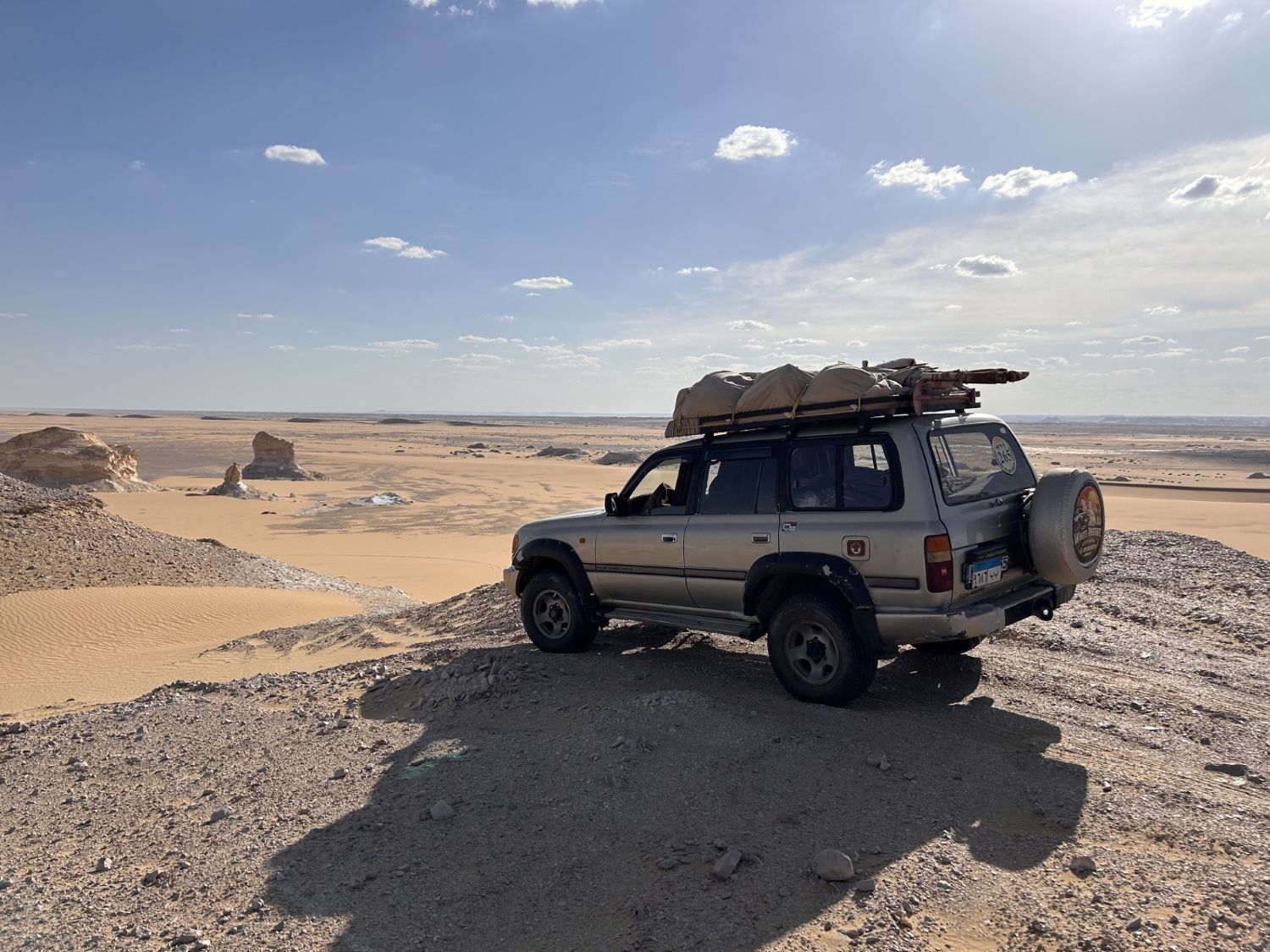 Off-road through the dunes